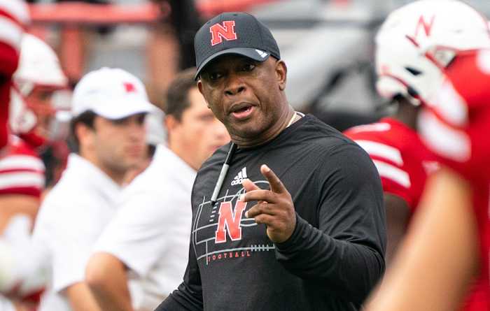 Mickey Joseph 2022 Nebraska vs Oklahoma football USATSI_19062296 cropped